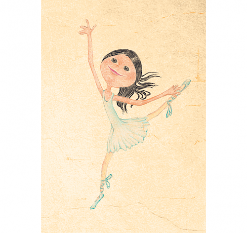 Tarjeta de felicitación "Prima Bailarina" para <a href="http://uayayu.com" target="_blank">uayayu</a>